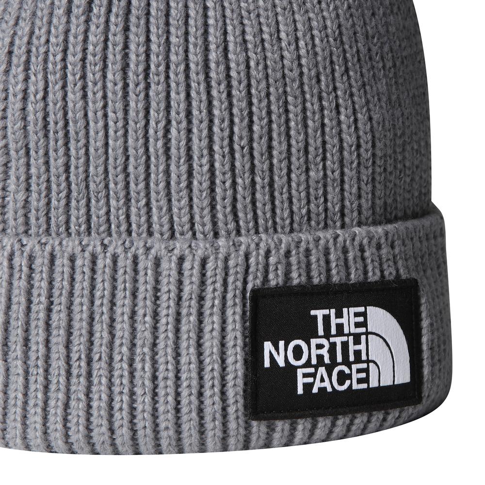 Téli sapka unisex The North Face Logo Box Beanie 0A8CHEDYY1 - szürke