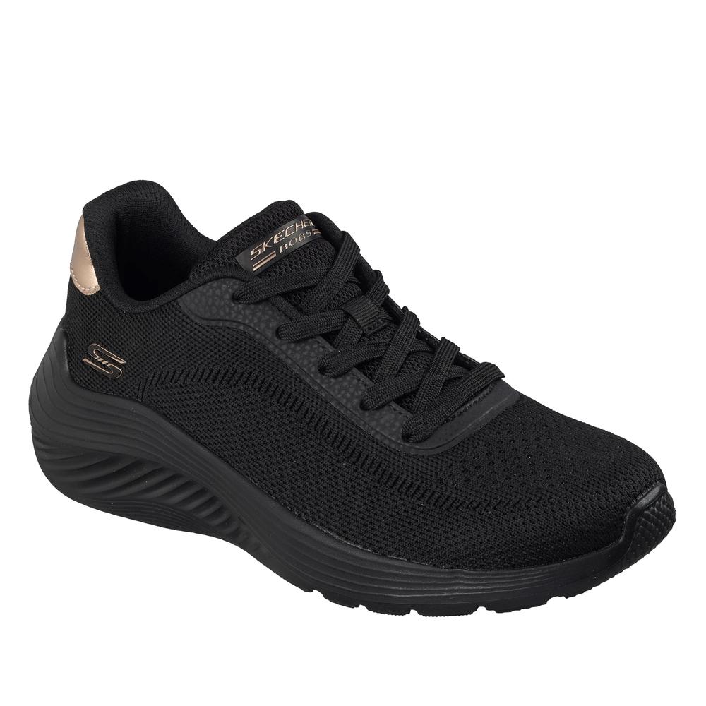 Női cipő Skechers Bobs Sport Squad Waves Current Look 117679BBK - fekete