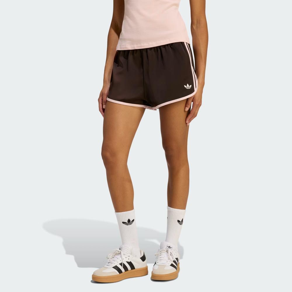 Rövidnadrág női adidas Originals 3-Stripes Sprinter KC9006 - barna