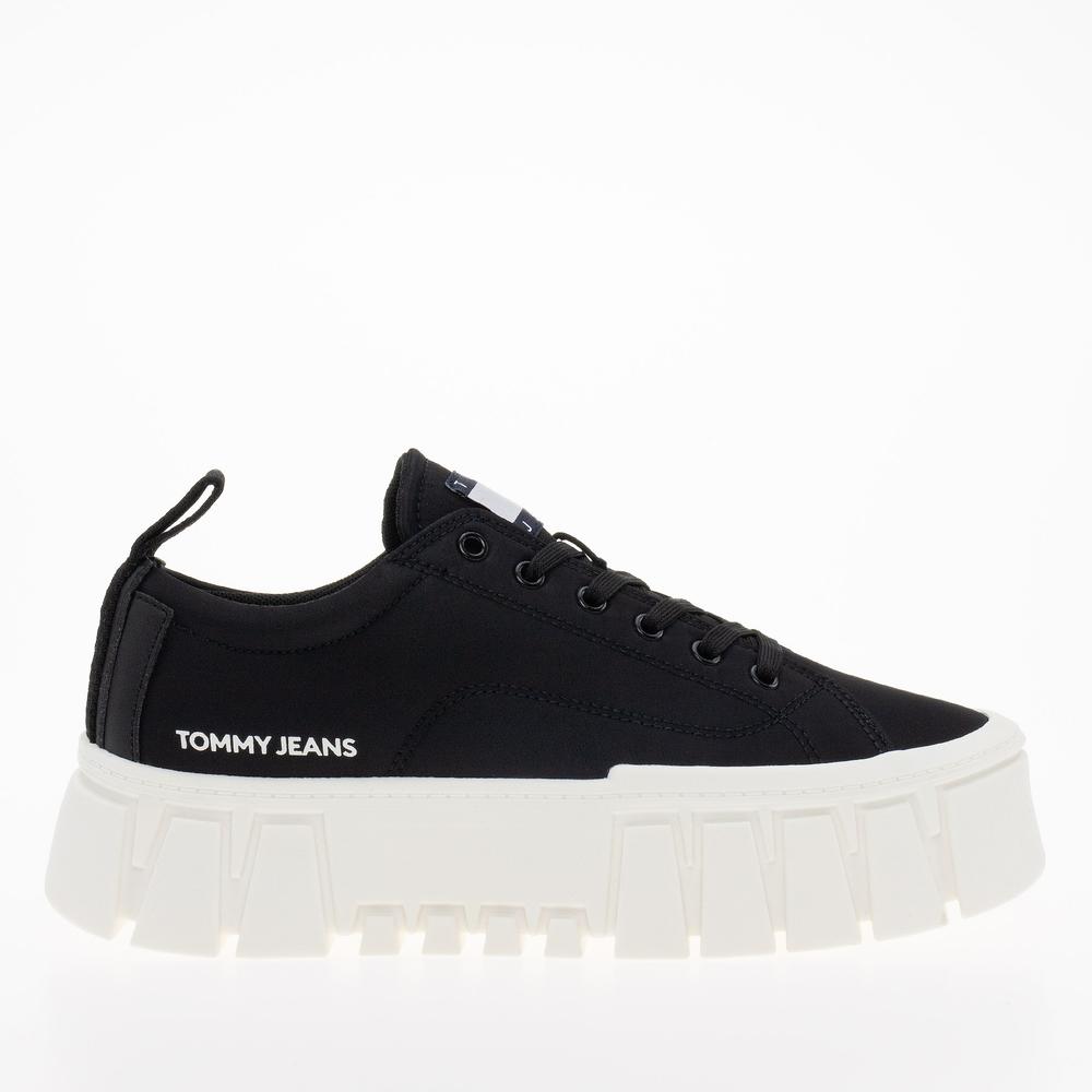 Cipő Tommy Jeans Recycled Cleat Chunky EN0EN02240-BDS - fekete