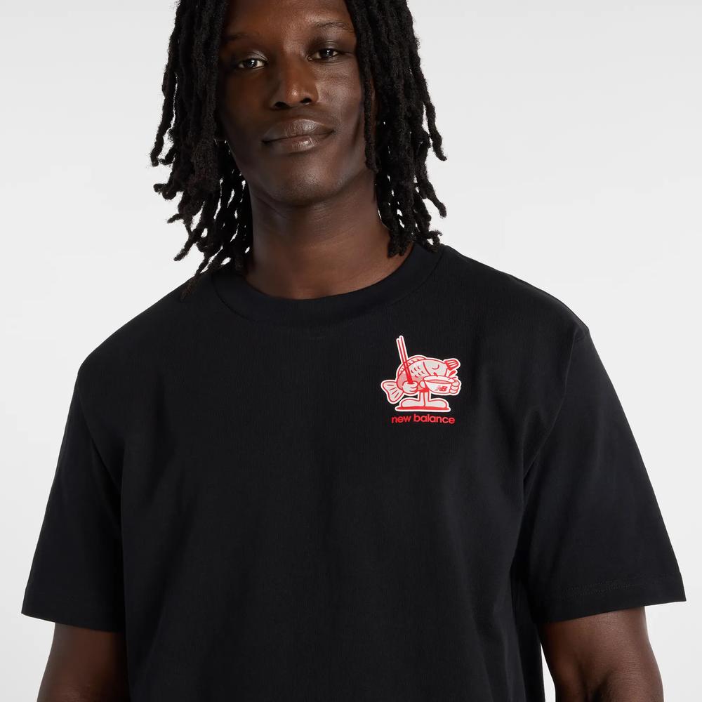 Férfi futópóló New Balance MT61H51DBK - fekete