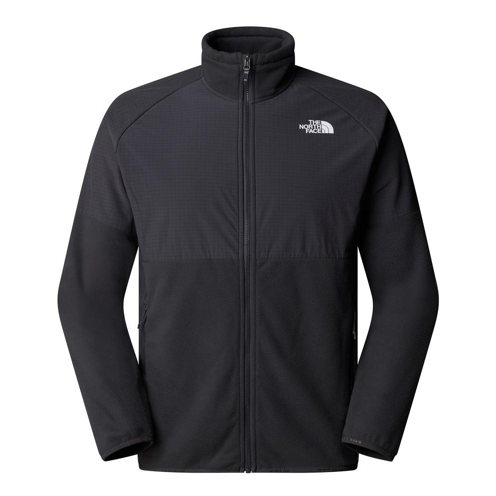 Férfi pulóver The North Face 100 Glacier Heavyweight Full-Zip Fleece 0A89JGU8M1 - fekete
