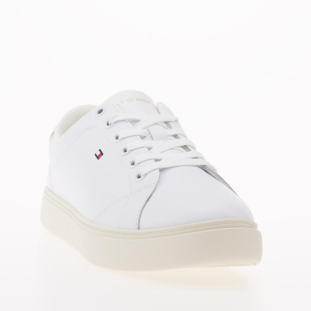 Cipő Tommy Hilfiger Essential Leather Flag Cupsole FW0FW07427-0LH - fehér