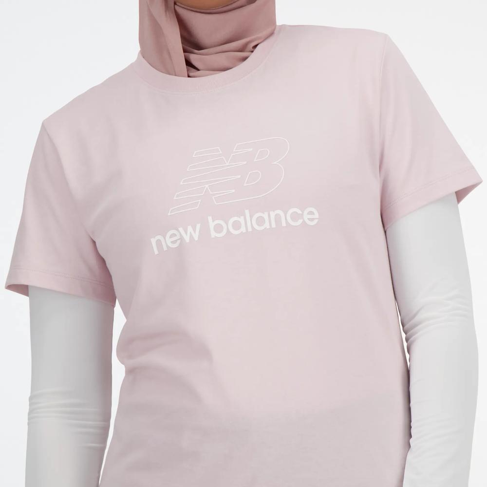 Női póló New Balance WT41816SOI - rózsaszín