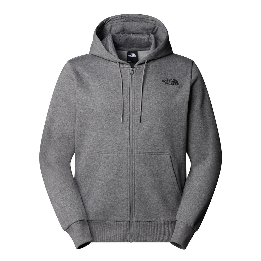 Pulóver The North Face Simple Dome Full Zip 0A89FDDYY1 - szürke