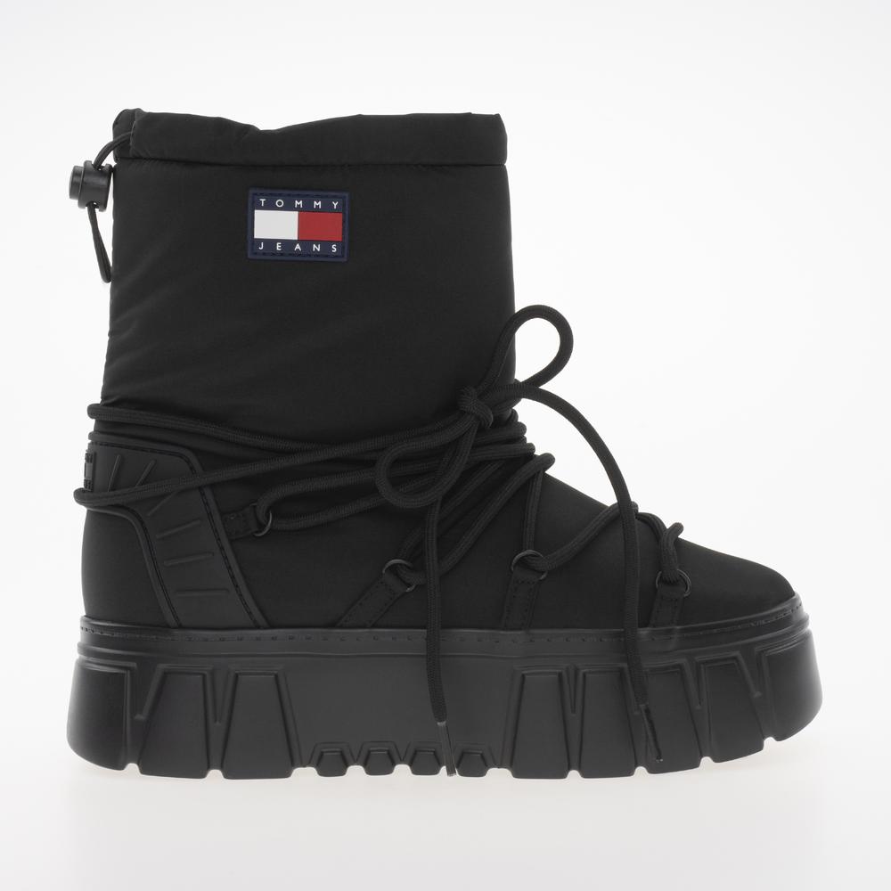 Cipő Tommy Jeans Hybrid Boot EN0EN02601-BDS - fekete