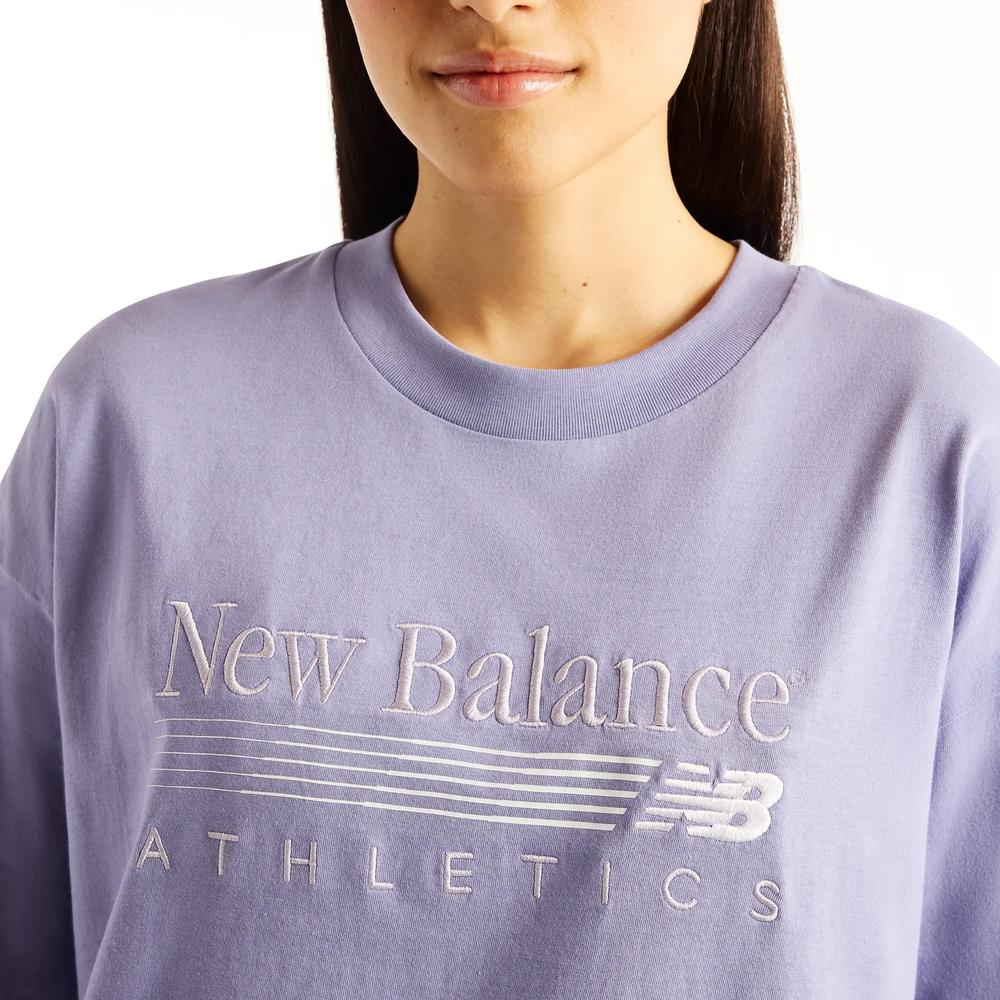 Női póló New Balance Trackside WT6297MKDSV - lila