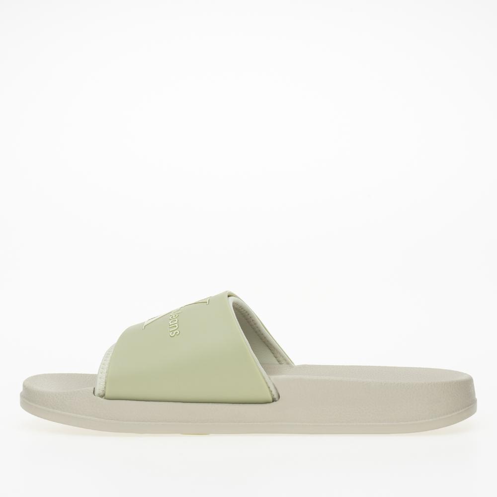 Flip Flop Calvin Klein Slide Monogram TPU YW0YW00585-0F4 - zöld