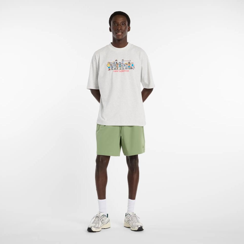 Férfi futónadrág New Balance MB6174CDAAR - zöld