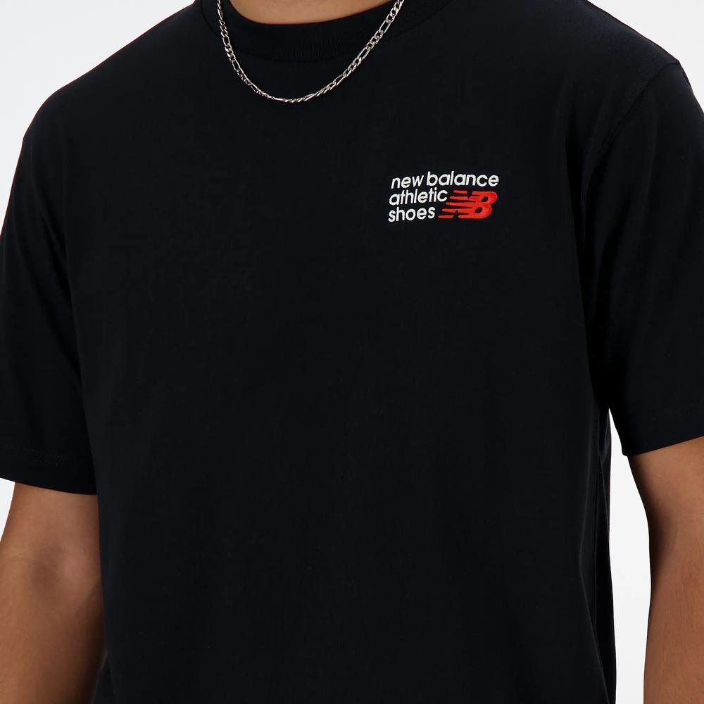 Férfi futópóló New Balance MT41908BK - fekete