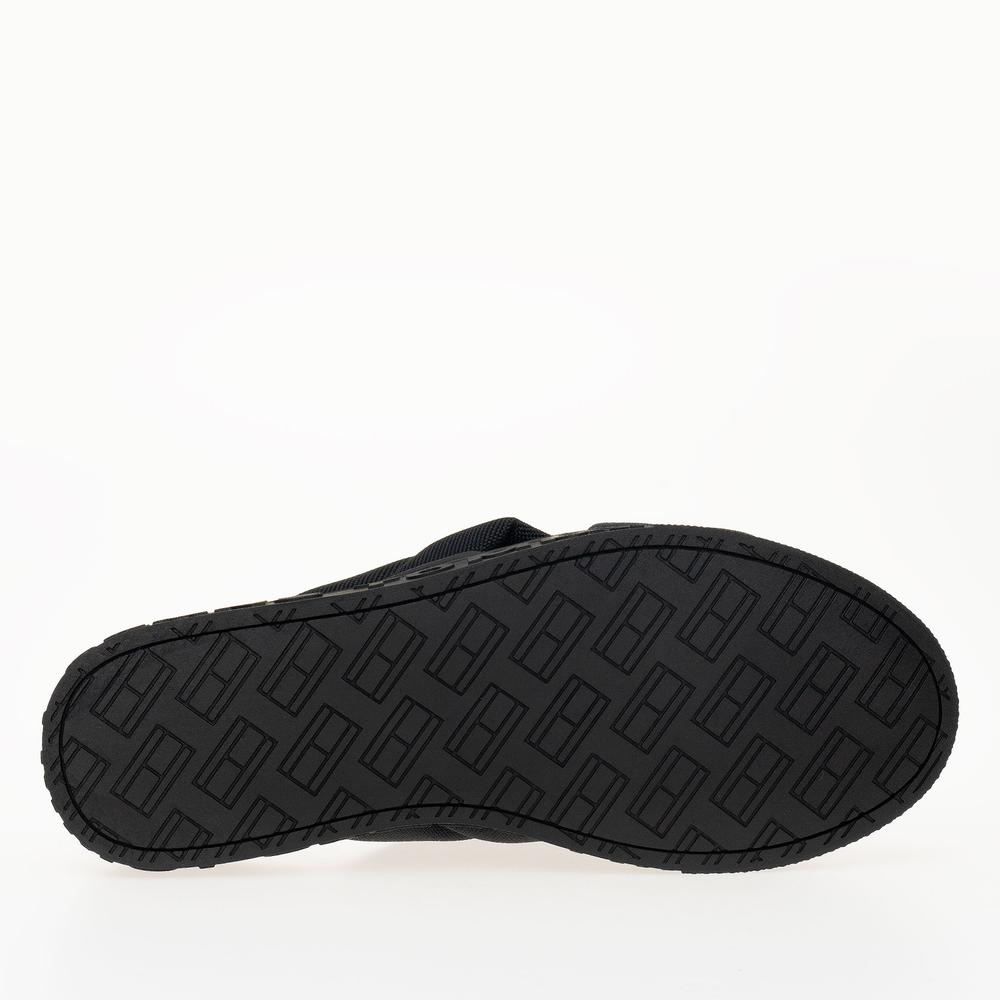 Flip Flop Tommy Jeans Lettering Flatform EN0EN02465-BDS - fekete