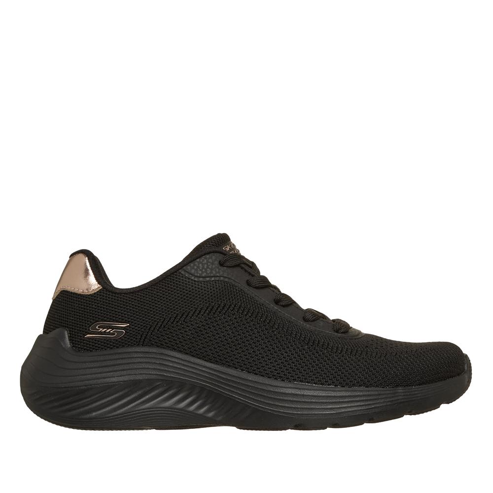 Női cipő Skechers Bobs Sport Squad Waves Current Look 117679BBK - fekete