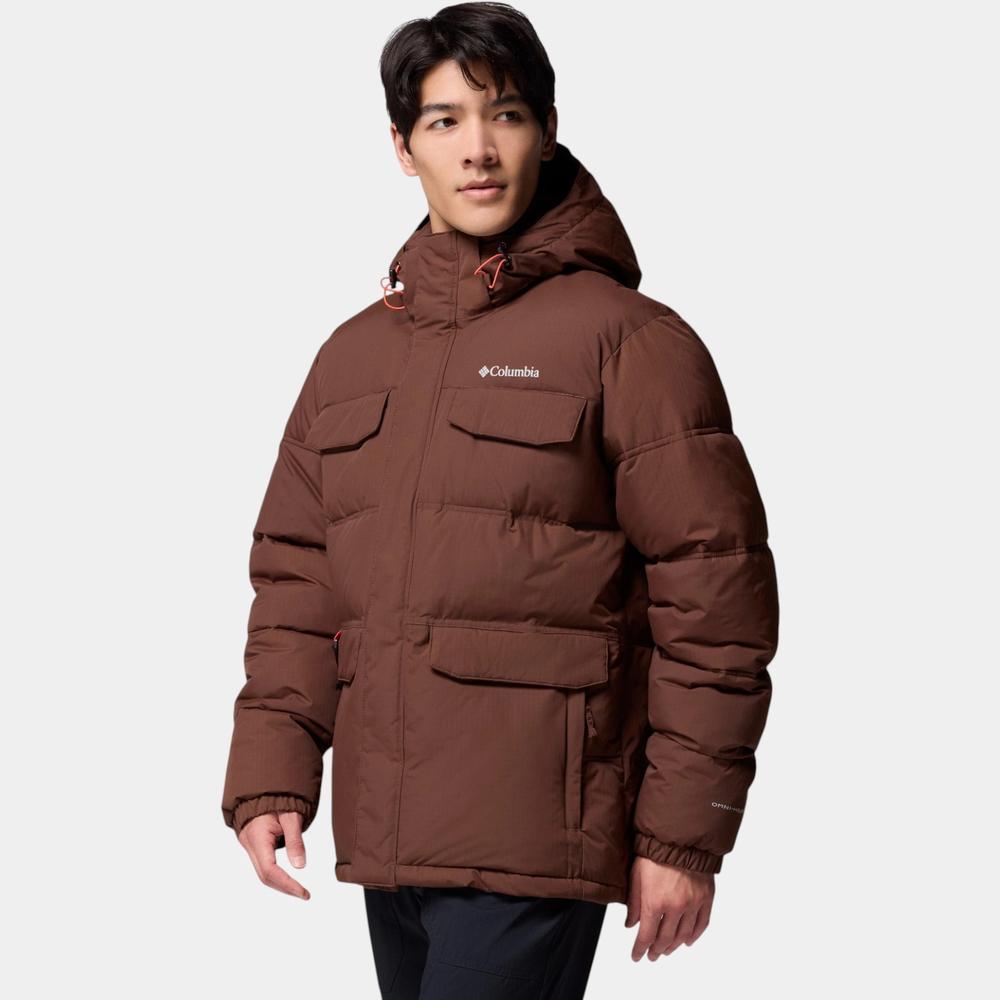 Férfi dzseki Columbia Landroamer Hooded Puffer 2088081256 - barna