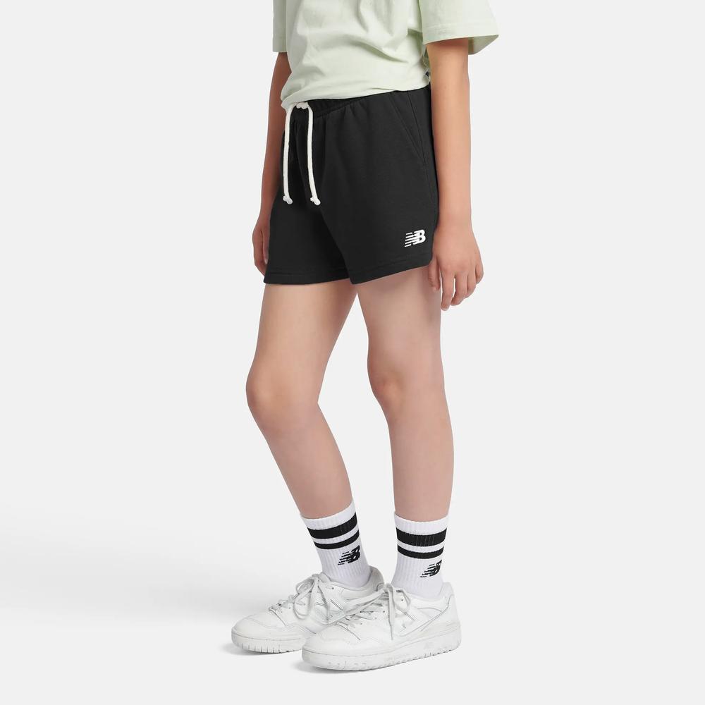 Gyerek rövidnadrág New Balance LAKG0006BK - fekete
