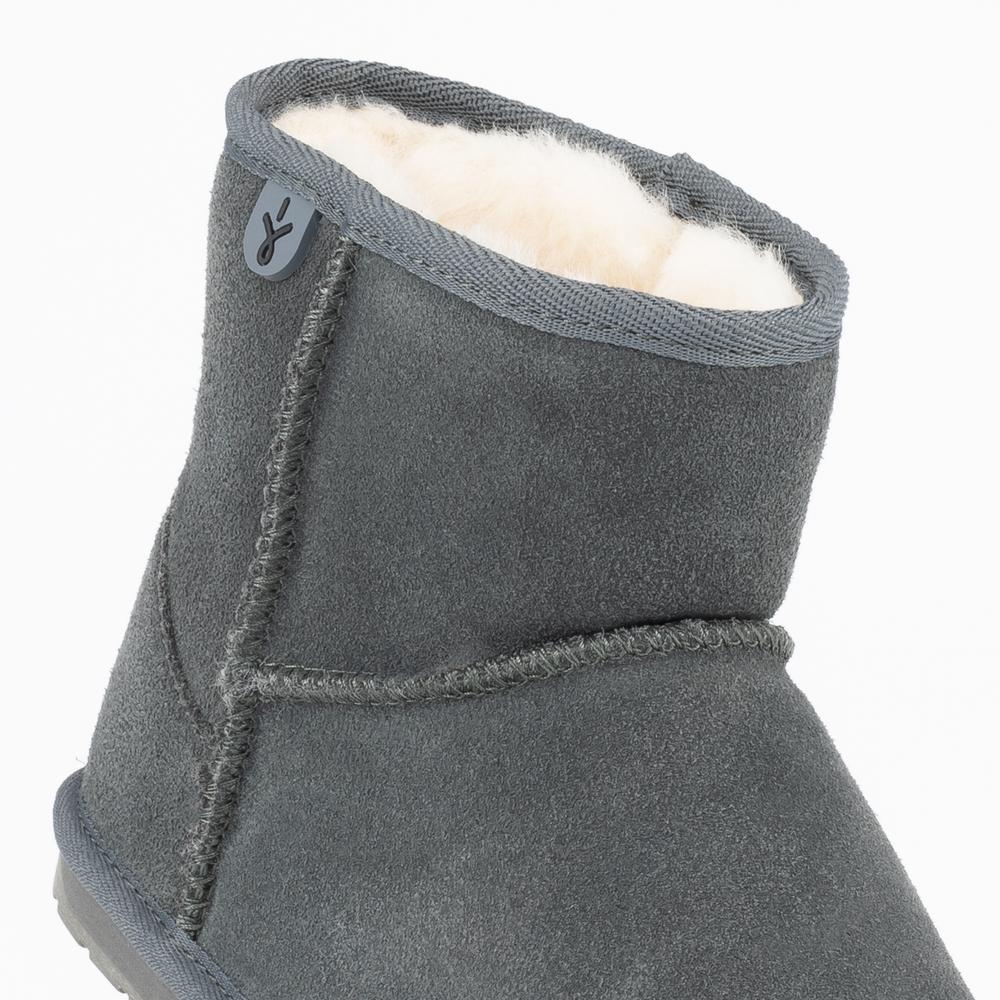 Cipő Emu Australia Wallaby Mini K10103CHAR - szürke