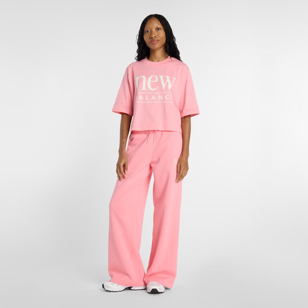 Női póló New Balance WT61V5OPAA6 - rózsaszín