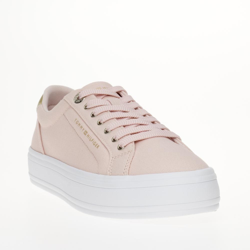 Cipő Tommy Hilfiger Essential Vulc Canvas FW0FW07682-TJQ - rózsaszín