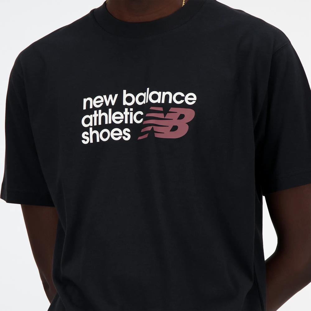 Férfi póló New Balance MT41524BK - fekete