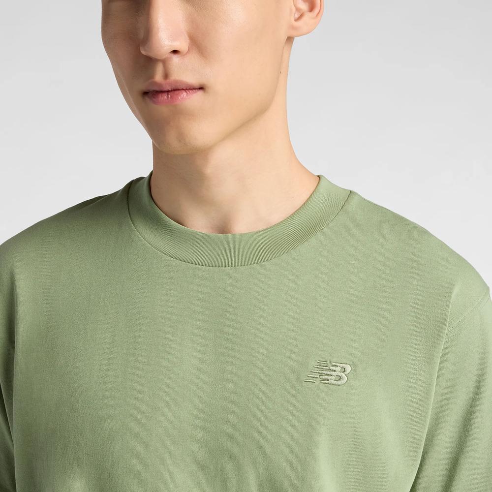 Férfi futópóló New Balance MT41533AAR - zöld