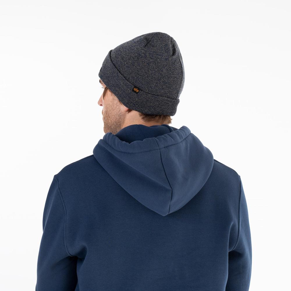 Sapka Alpha Industries Beanie 3D 168910315 - szürke