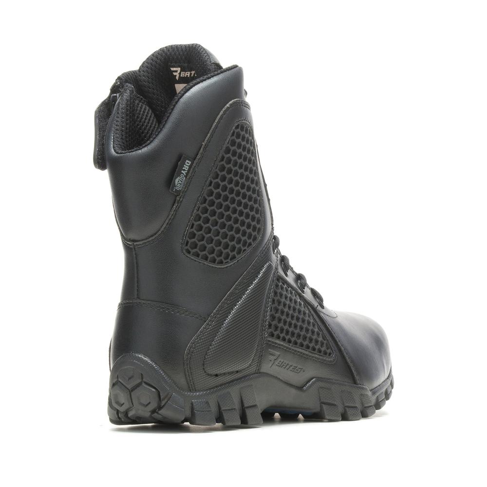 Cipő Bates Shock 8 Side Zip E7008 - fekete