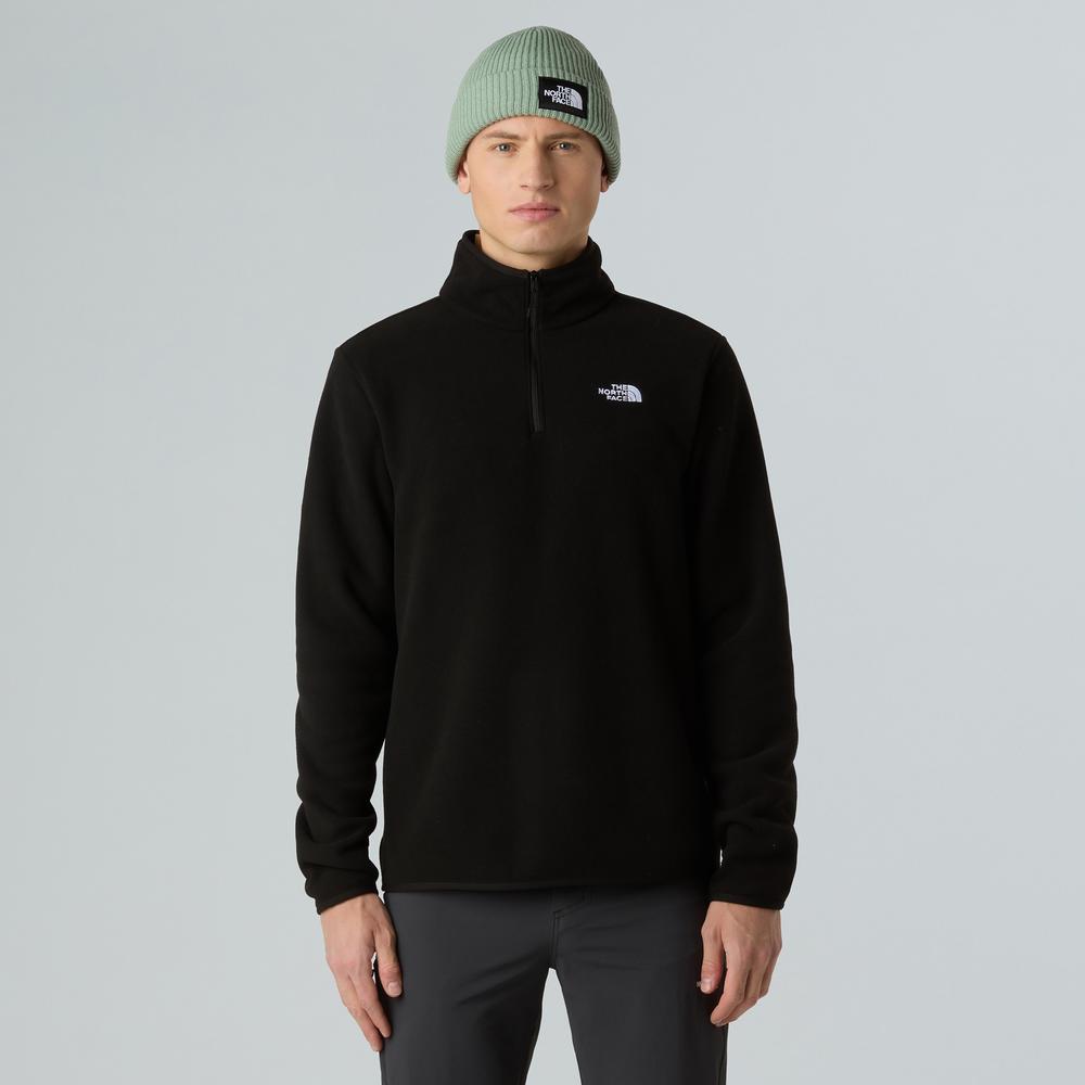 Pulóver férfi The North Face Glacier 1/4 Zip Fleece 0A8D0QJK31 - fekete