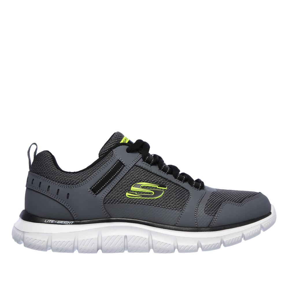 Unisex cipő Skechers Track Knockhill 232001CCBK - szürke
