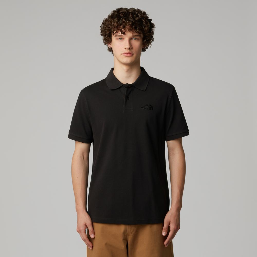 Férfi póló The North Face Essential Regular Polo 0A8C1PJK31 - fekete