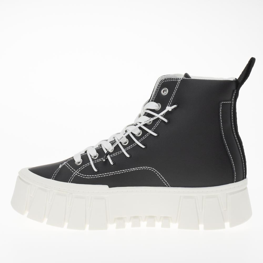 Cipő Tommy Jeans TJW Platform MC EN0EN02498-BDS - fekete