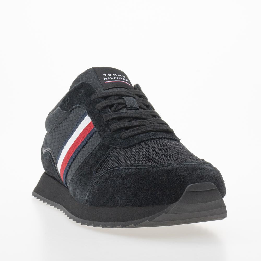 Cipő Tommy Hilfiger Runner Evo Mix FM0FM04699-BDS - fekete