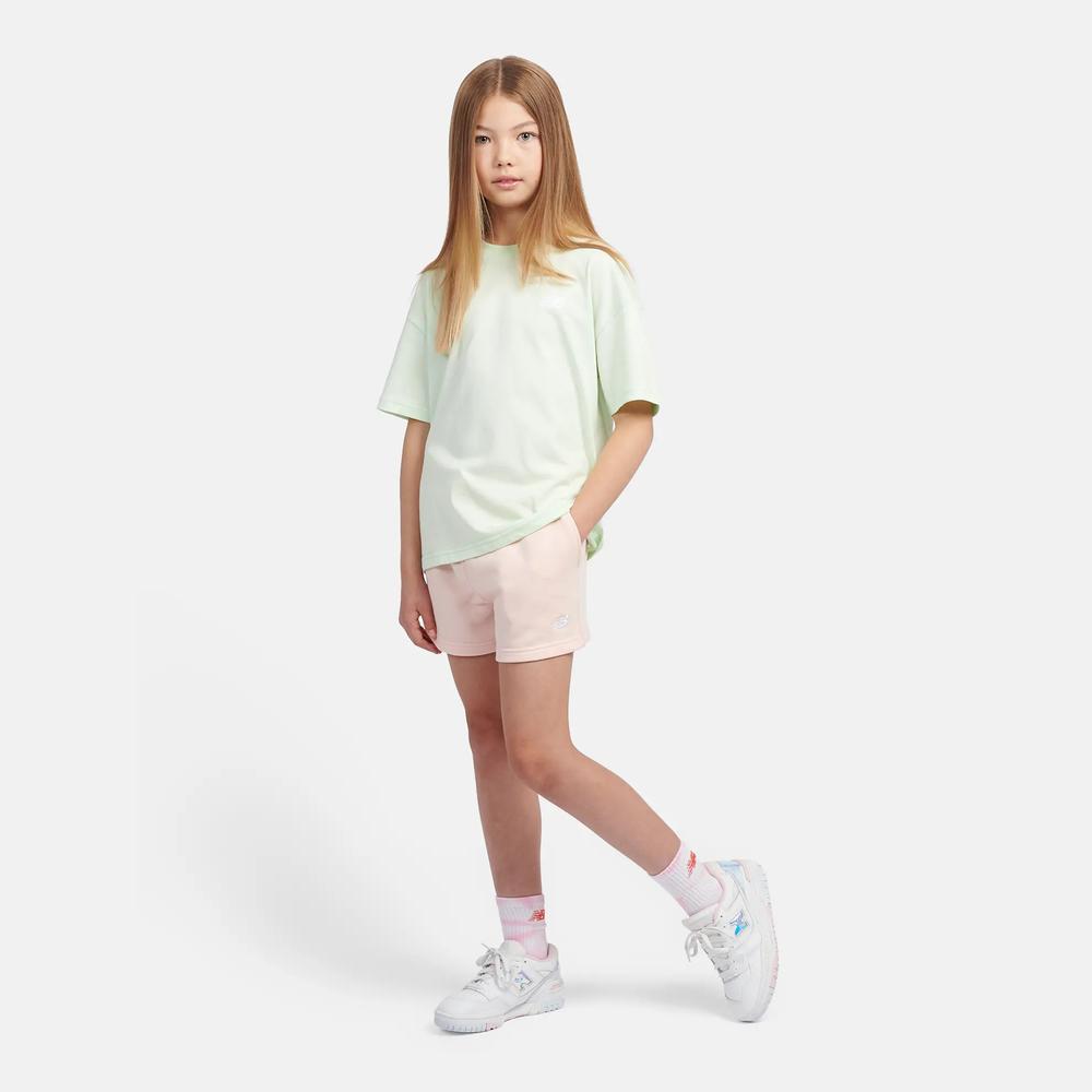 Gyerek póló New Balance LAKG0001MEW - menta