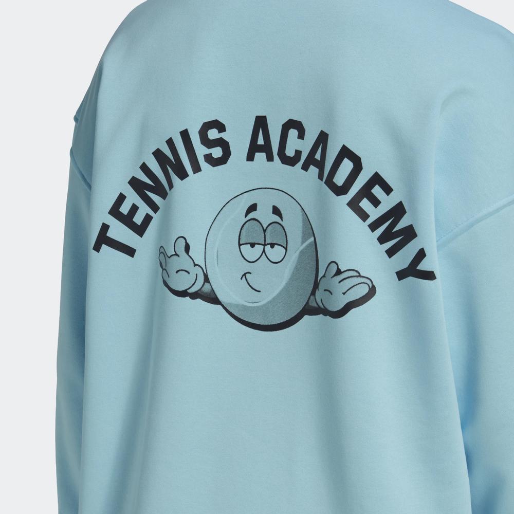 Pulóver adidas Clubhouse Tennis Hoodie HK6467 - kék