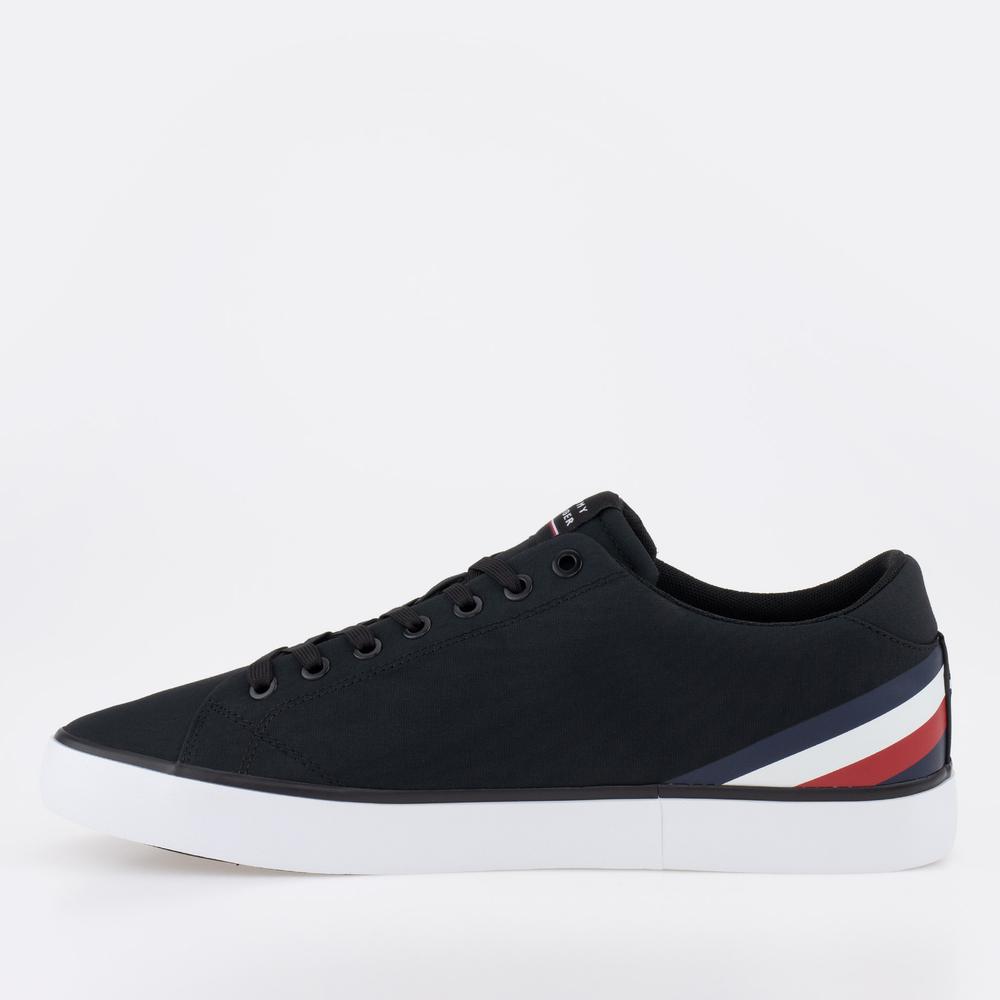 Cipő Tommy Hilfiger HI Vulc Core Low Stripes FM0FM04735-BDS - fekete