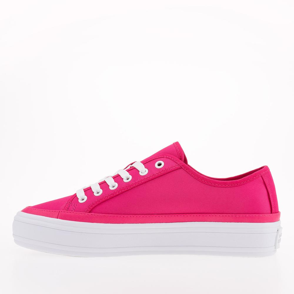 Cipő Tommy Hilfiger Essential Vulcanized Canva FW0FW07459-T1K - rózsaszín