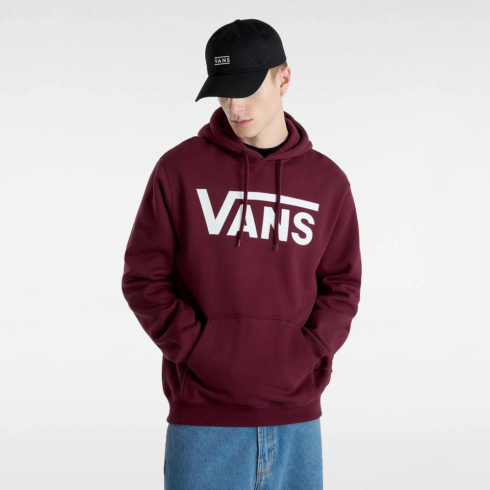 Pulóver Vans Classic Pullover VN000HNXK1O1 - gesztenyebarna