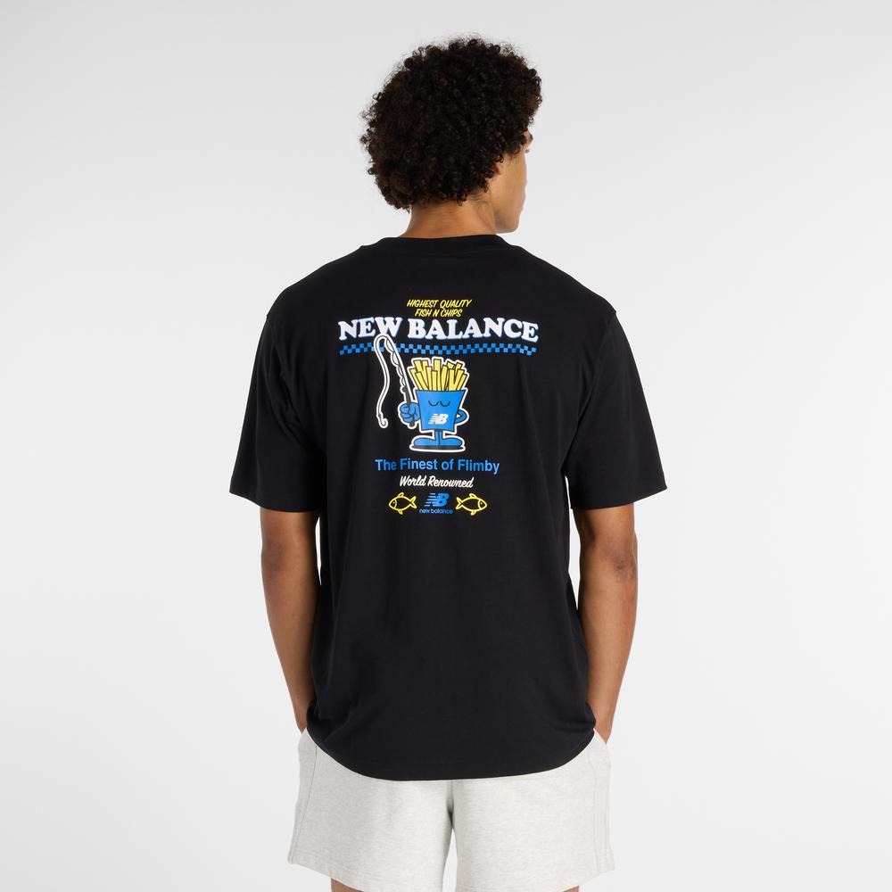 Férfi futópóló New Balance MT61I5BMBK - fekete