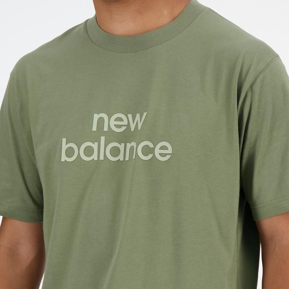 Férfi futópóló New Balance MT41582DEK - zöld