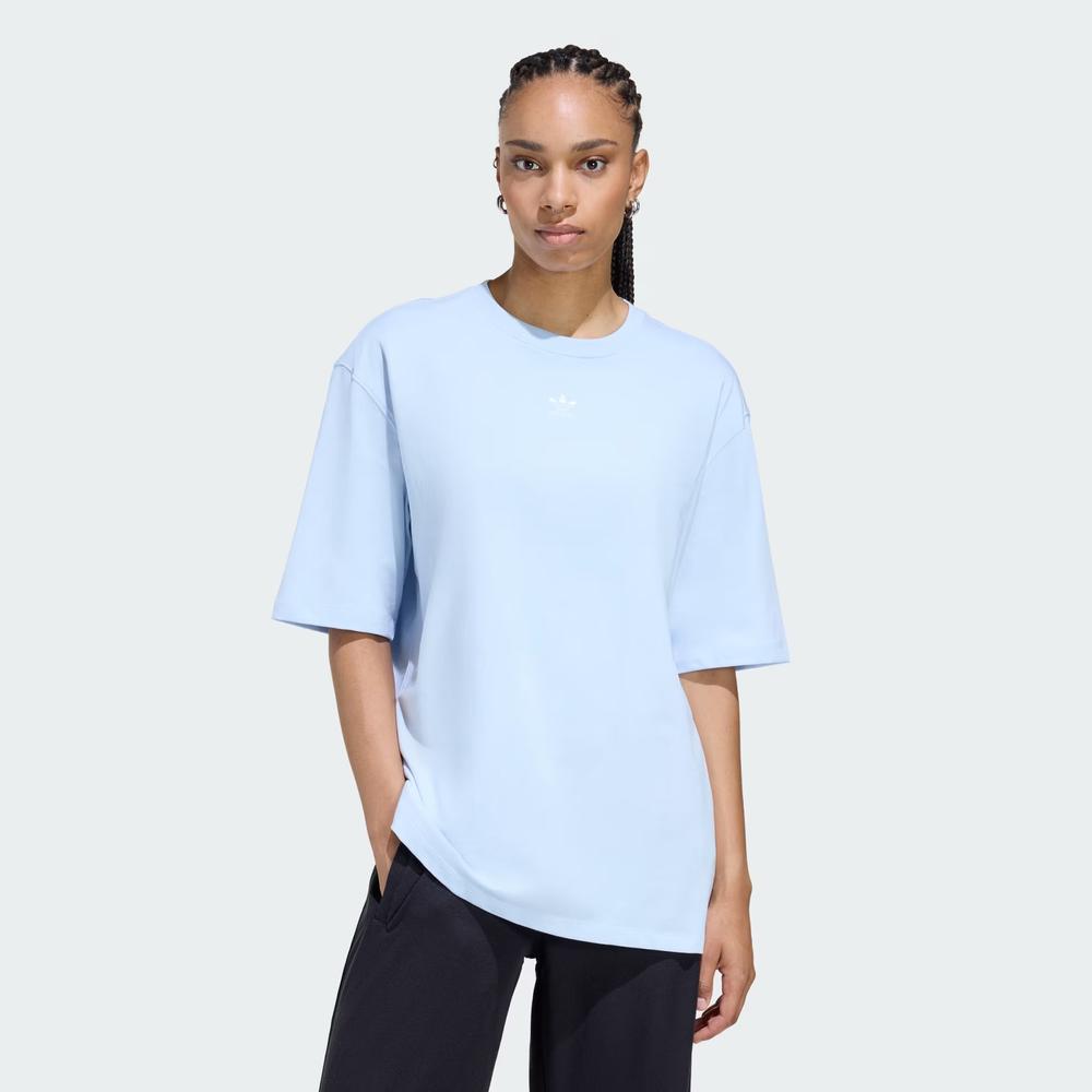 Női póló adidas Originals Essentials Boyfriend KD1374 - kék