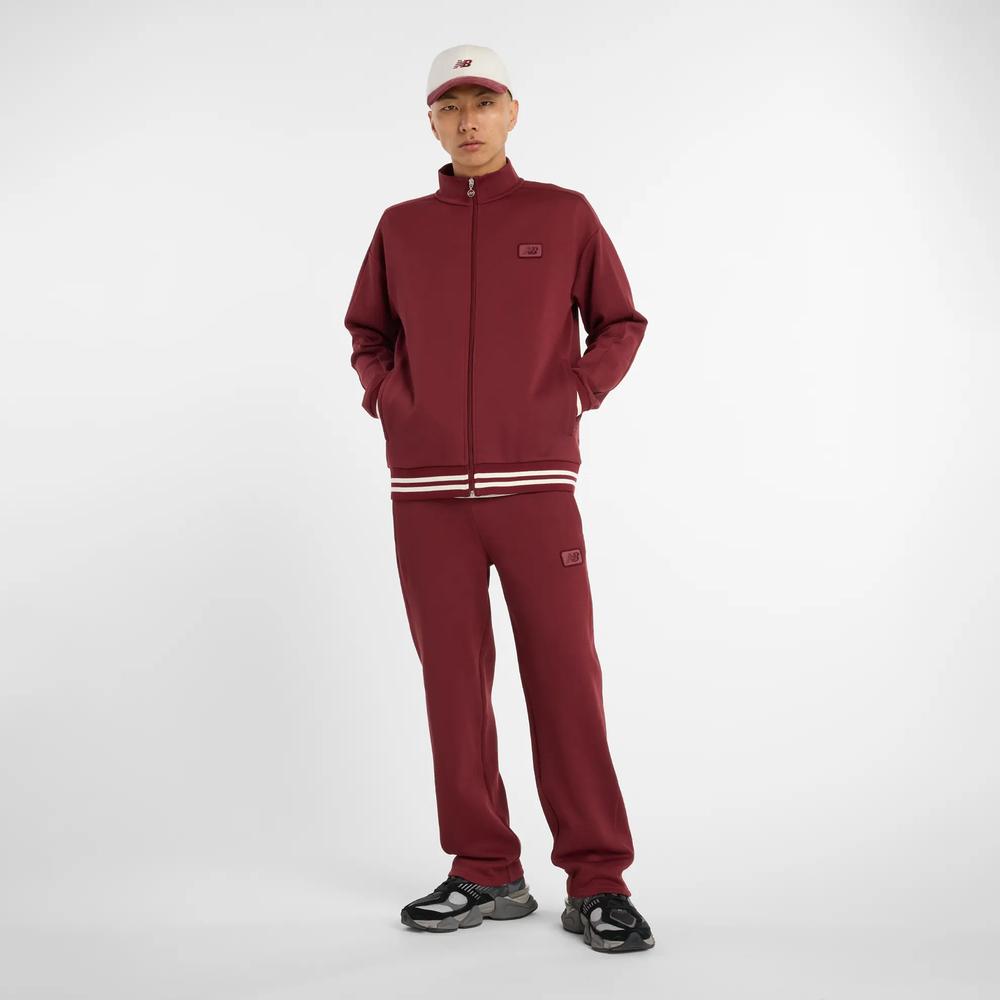 Férfi pulóver New Balance MJ53502MHB - gesztenyebarna