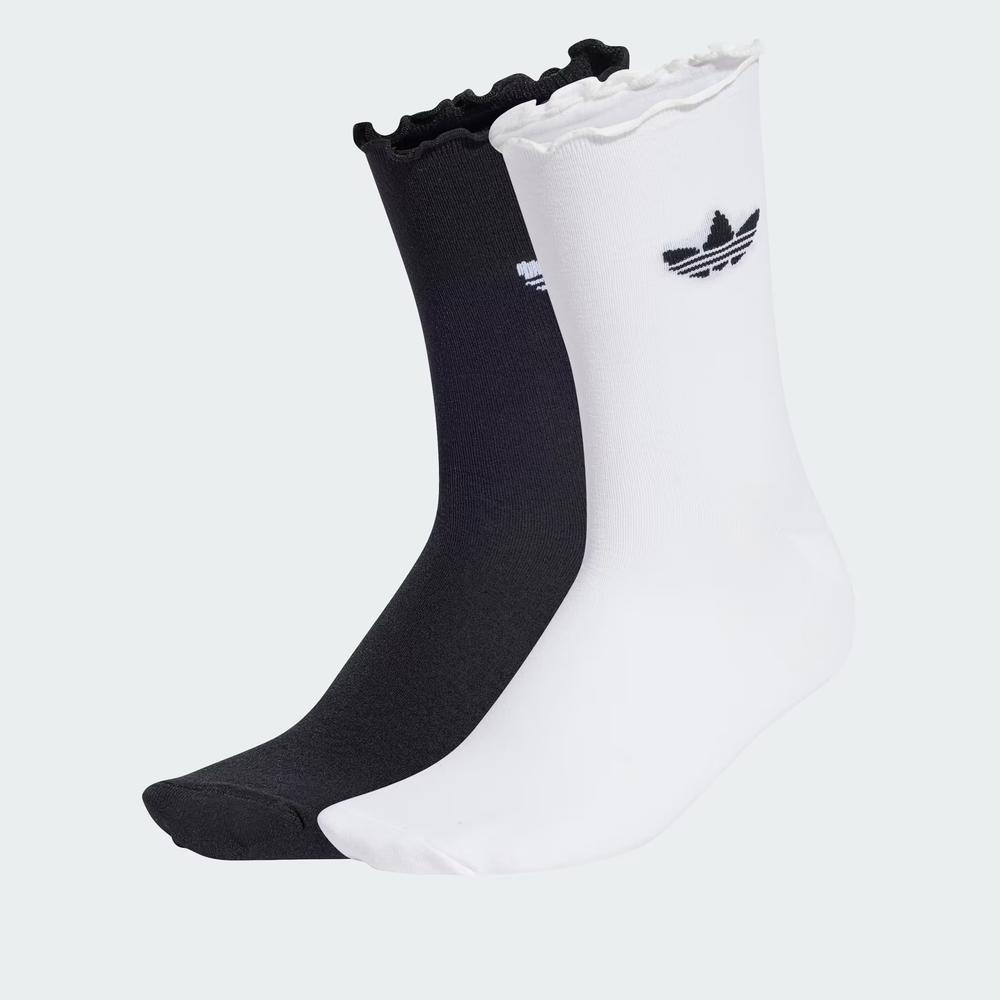 Női zokni adidas Originals Ruffle 2 Pairs JD5623 - fekete