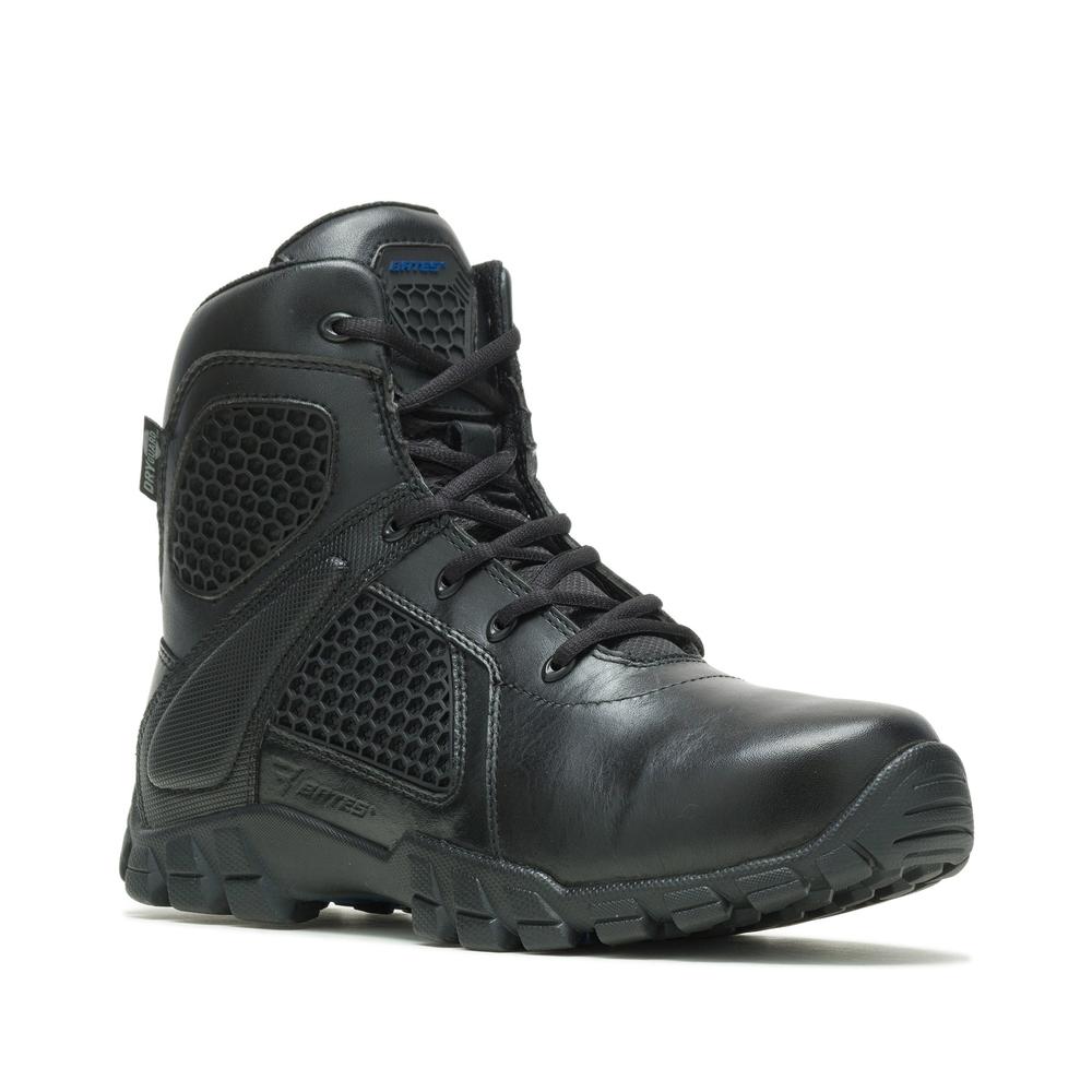 Cipő Bates  Shock 6 Side Zip E07006 - fekete