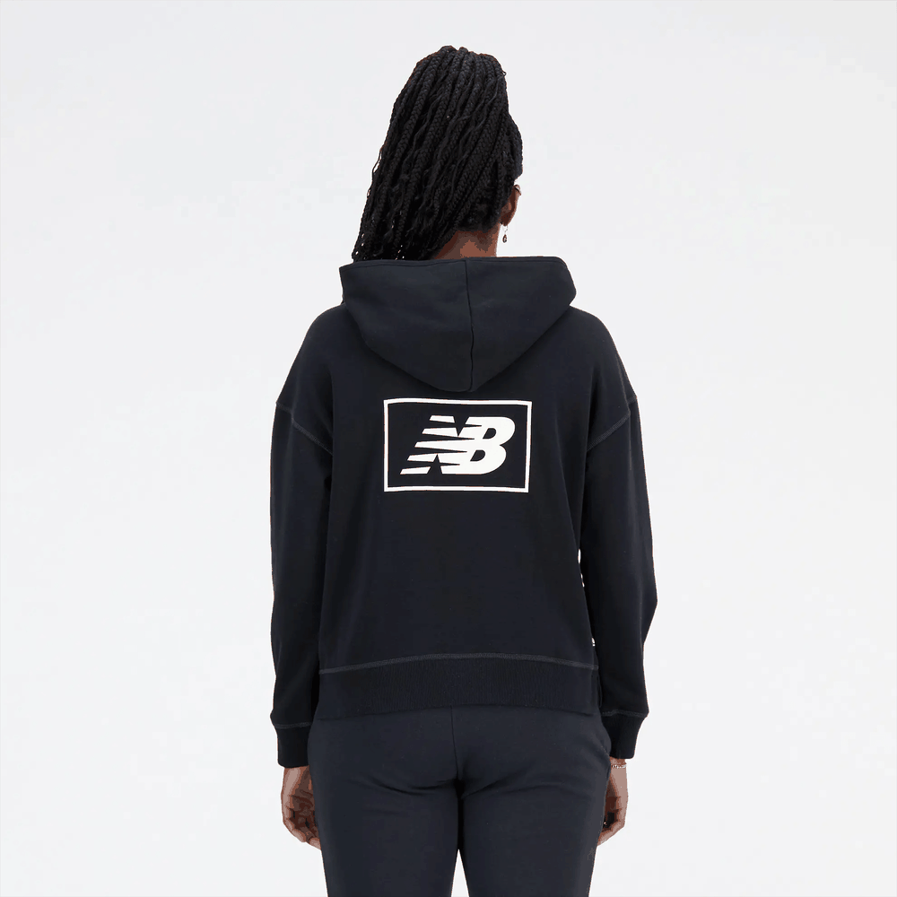 Pulóver New Balance WT33512BK - fekete