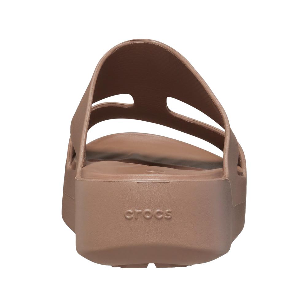 Női flip flop Crocs Getaway Platform H-Strap 209409-2Q9 - barna