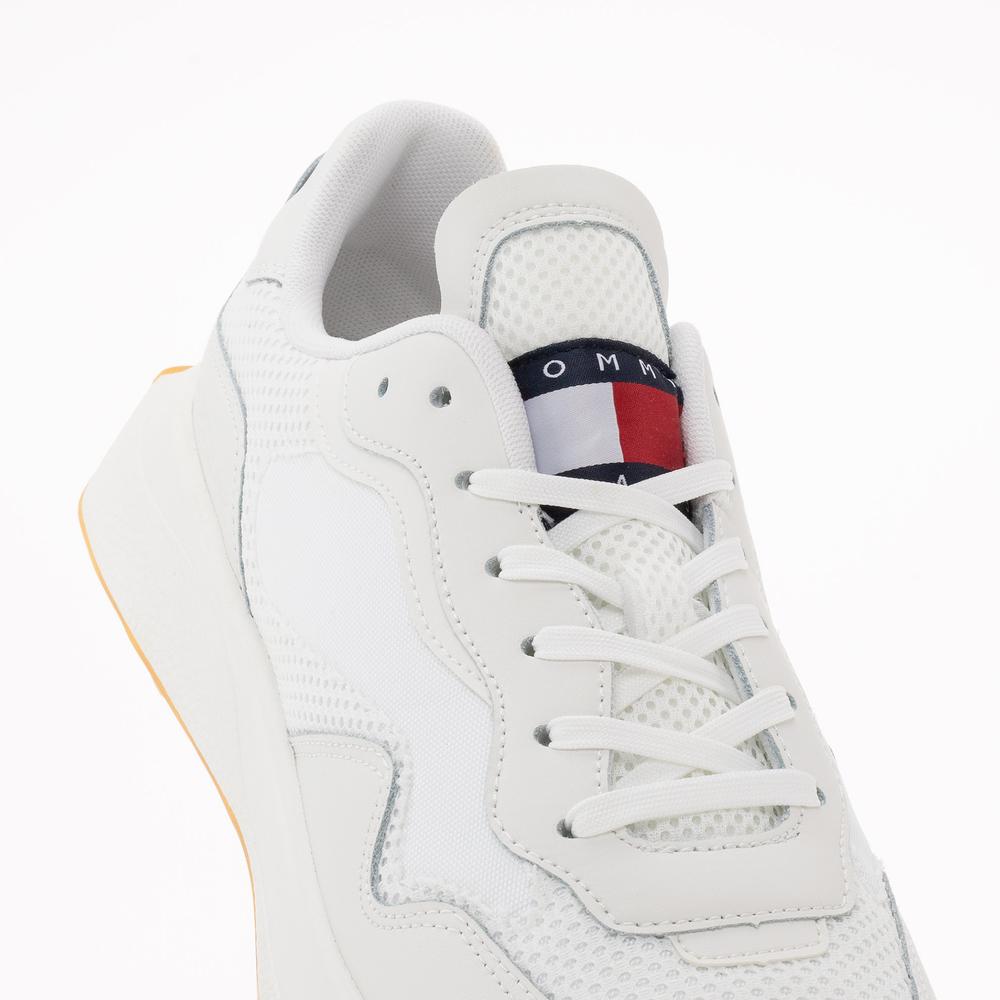 Cipő Tommy Hilfiger TJM Runner Mix Material EM0EM01259-YBL - fehér