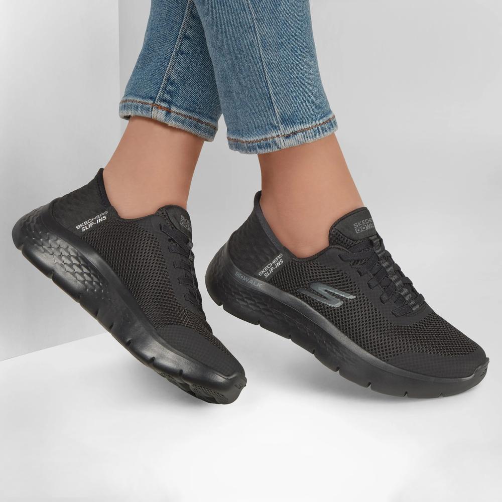 Női cipő Skechers Go Walk Flex Grand Entry 124836BBK - fekete