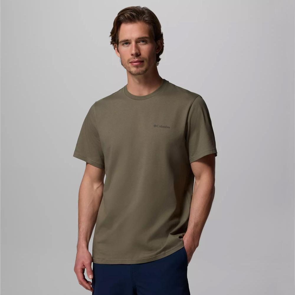 Férfi póló Columbia CSC Basic 2154991397 - zöld