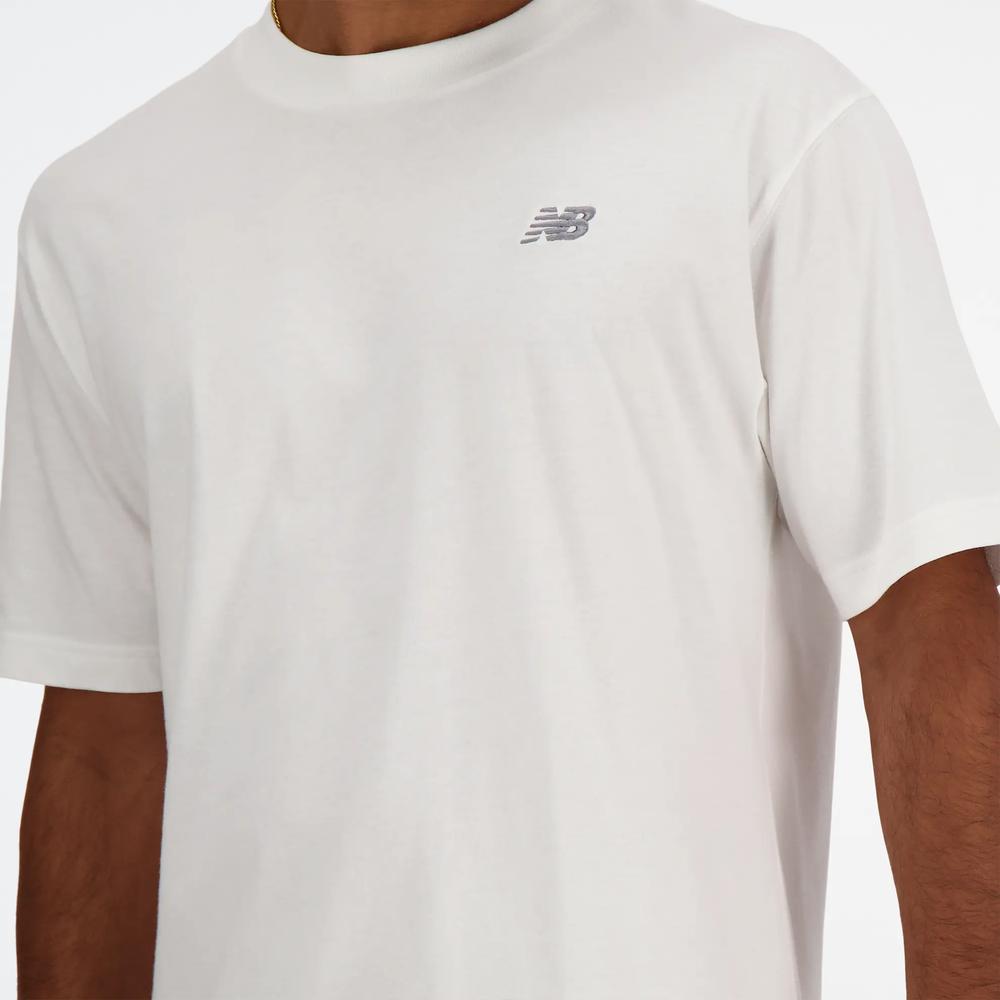 Férfi futópóló New Balance MT41509WT - fehér