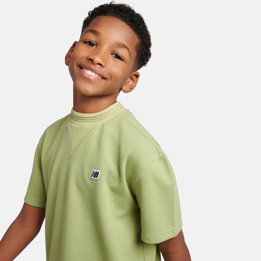 Gyerek póló New Balance LAKB0191EEN - zöld