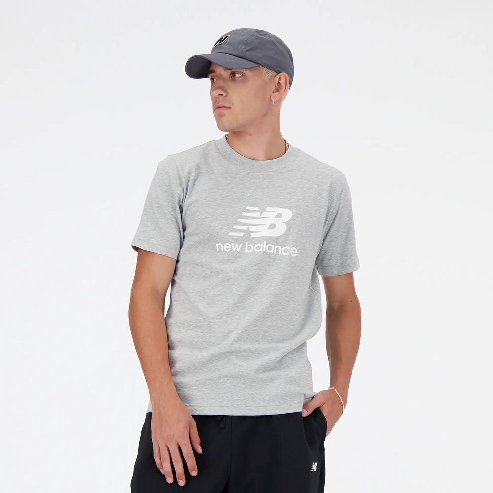 Férfi futópóló New Balance MT41502AG - szürke