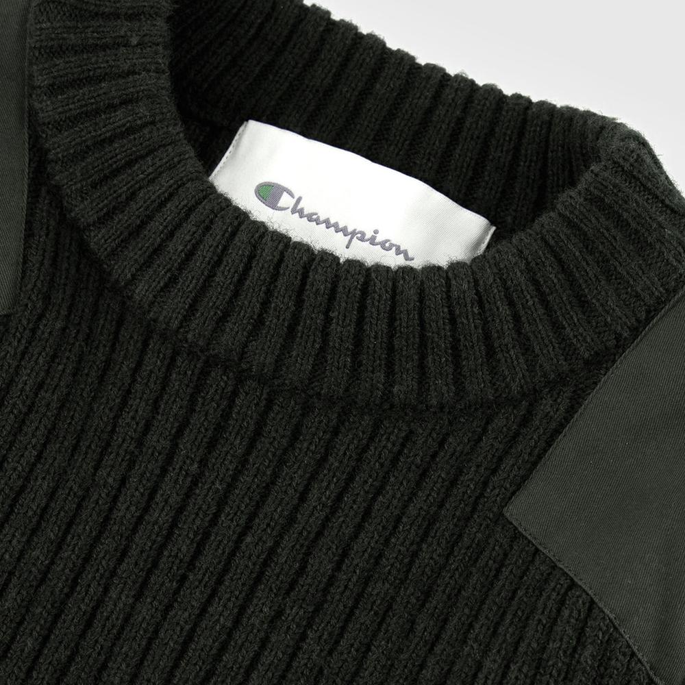 Pulóver Champion Crewneck Sweater 117495-GS508 - zöld